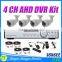 Wholesale 4CH 1080P AHD Kit Rohs Security CCTV Camera Long Range