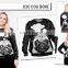 3D Multicolor Rose Flower Hip-Hop Rap Cheap Wholesale Couple Lover Sweatshirt