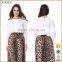 Long Sleeve Lady Blouse with Beading Shoulder Top Selling Products 2015