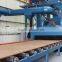 Continuous through conveyor steel surface polishing shot blast abrasive machine