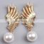 ><!BEST SELLING elegant Rhinestone wing /dangle earrings/