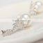 High Quality AAA Cubic Zircon Jewelry Bridal Luxury Sea Shell Pearl Earrings for Women Fine Wedding Jewelry