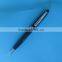 Golden and black color promotional heavy metal ball pens with logo on barrel for promotional items