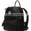 Promotion hard laptop school leather backpack , travel bags
