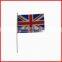 20*30cm promotion Canada hand waving flag with plastic pole