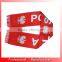 150*18cm scarf,world sales manufacturer football scarf,satin Poland scarf
