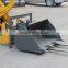 CE approved china Wolf mini loader with pallet fork ZL08,WL80