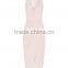Lady's silk crepe de chin drape evening dress