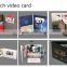 High-end custom 2.4 "/2.8"/3.5"/5"/7"/10.1"video card digital video laptop invitation e-card gift CARDS