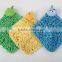 chenille wash towel with animal head