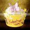 custom decorative cupcake wrapper for wedding / festival / holiday