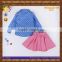 Superior quality cotton lovely girls outfit sets