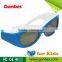 fashionable kids blue active 3d glasses with DLP Prejoctors