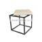 customized modern design iron stand metal unfoldable ottoman