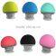 2016 Wireless Bluetooth Waterproof Silicon Suction Cup Handfree Mini Mushroom Speaker for Iphone ipad
