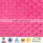 hot sale high quality Oeko-tex 100 and SGS 100% polyester minky dot velboa fabric for baby wear boa