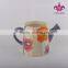 Flower Pattern Ceramic Watering Can Garden Watering Can