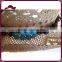 100% straw cowboy hat with beads