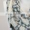 100% Cotton Floral Printed Fashion Type of Scarf for Women With Lace
