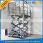 hydraulic cargo lifting equipment/guide rail cargo lift / Track traveling type platform lift