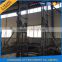 electric hydraulic vertical construction guide rail elevator