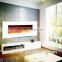wall mounted white corner electric fireplace heater