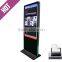 2015 Most Popular ! indoor 1920*1080 HD Touch screen floor standing digital photo printing kiosk