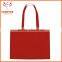 Promotional Cheap Non-woven Blank Tote Bag With Cross Stitching On Handles