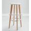 Dongguang Furniture Bistro Pub Plastic and Wood High Bar Table Two Seat