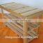 unqiue design unfinished FSC&SA8000 wooden shoe rack
