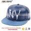 customize faux leather hat snapback cap