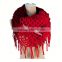 newest wave knit scarf flag knit scarf for women