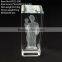 clear 3D laser fashionable crystal engravingl gifts