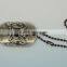 Exquisite identification metal dog tags with ball chain,bright nickel plated dog tags 3D for retail