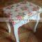 New design exquisite high quality detachable wood footstool