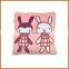 Factory Supply Polyester Cartoon Blanket Folds Into Pillow