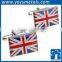 National flag cufflinks factory manufacture
