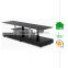 TV-2310 Modern 3 tier black glass TV stands table for living room furniture