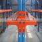 Warehouse storage steel drive in pallet rack