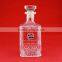 High quality 700ml liquor bottle B shaped spirit bottle whisky glass bottle