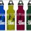 350ml/500ml/750ml/1000ml Popular single wall stainless steel sports bottle for wholesales