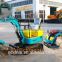 China hot sale new used mini excavator 0.8 ton farm garden excavator with backhoe