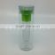 800ml glass driking water bottle with fruit infuser