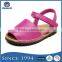 2016 New Arrival Imitation Leather Spanish Sandals Shoes for Girls