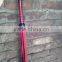 Black & Red 100% Genuine Real Leather Flogger Bull Hide Leather Whip