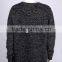 New Product Womens' Round Neck Long Sleeve Pullover Wool Knitted Sweater With Jacquard