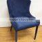 TB nickel antique dining leather milano leather chair