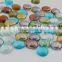 popular round flat glass marbles/glass beads