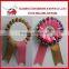 2015 Hot Sale Round Ribbon Rosette Badge