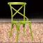 Iron frame Pashmina multicolor dining chair